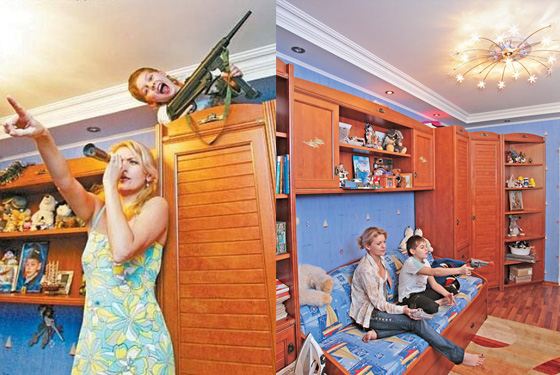 Анна Данькова и ее сын Даниил