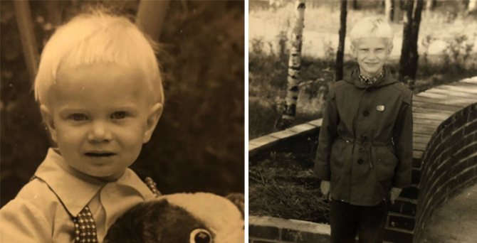Дмитрий Хрусталев в детстве