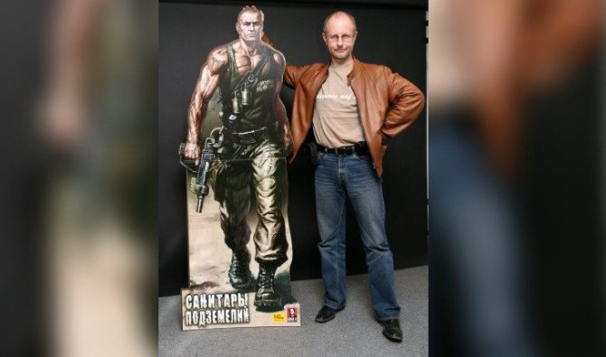 Дмитрий Пучков на презентации книги «Санитары подземелья»
